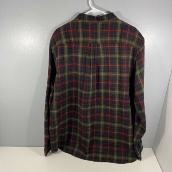 Carbon 2 Cobalt Shirt Mens Size‎ XL Blue Red Yellow Button Up Plaid Lightweight - Picture 6 of 12